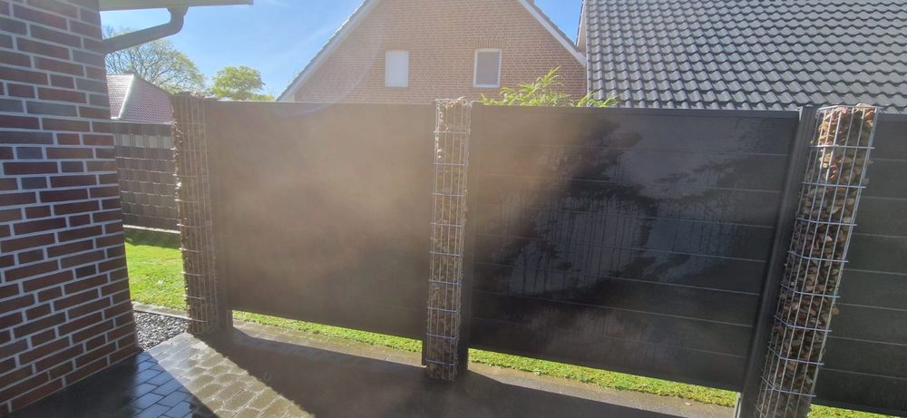 Zaun in Westoverledingen Gabionen &ndash; Zaunonkel GmbH