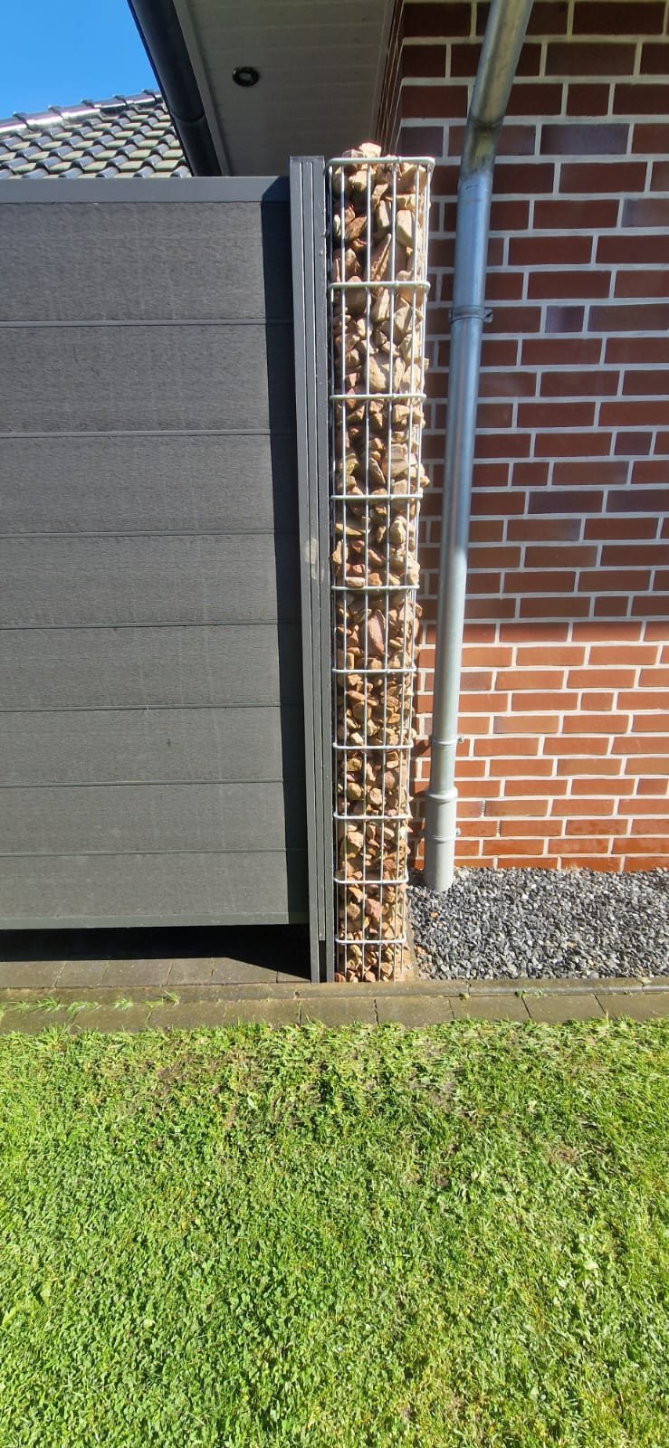 Zaun in Westoverledingen Gabionen &ndash; Zaunonkel GmbH
